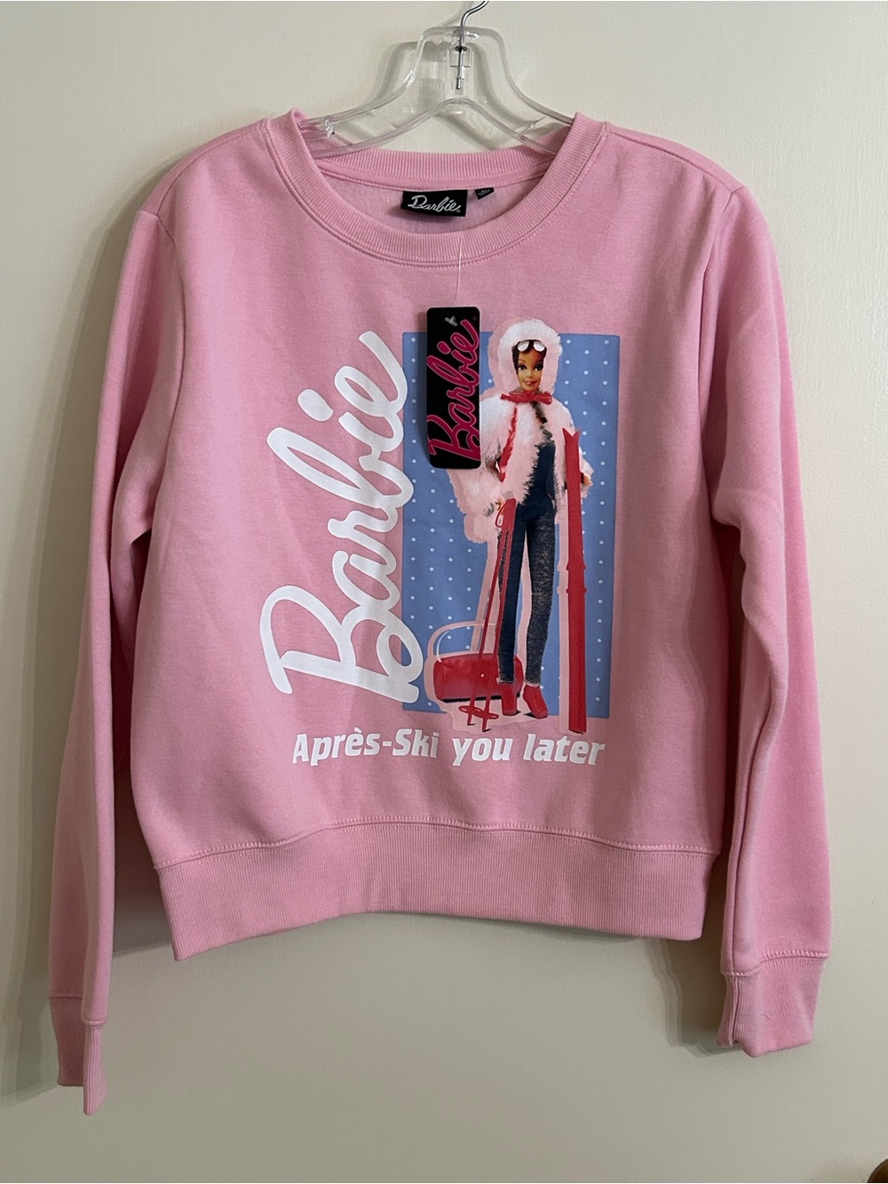 Barbie Pink Après-Ski Graphic Crewneck Sweatshirt